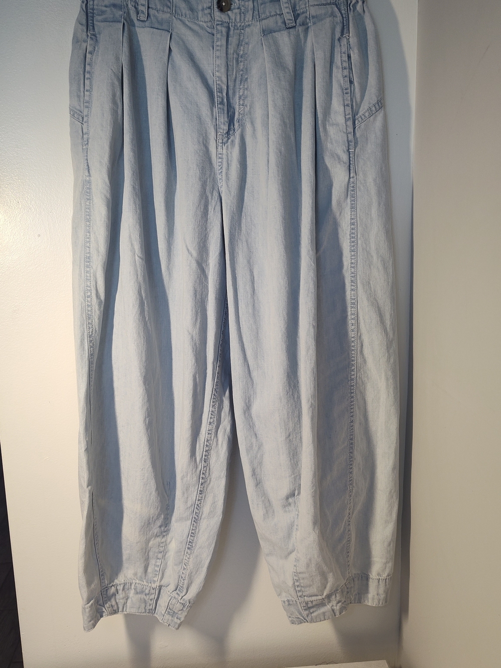 We The Free Light Blue Riley Pull On Pants #381 - Picture 2 of 4